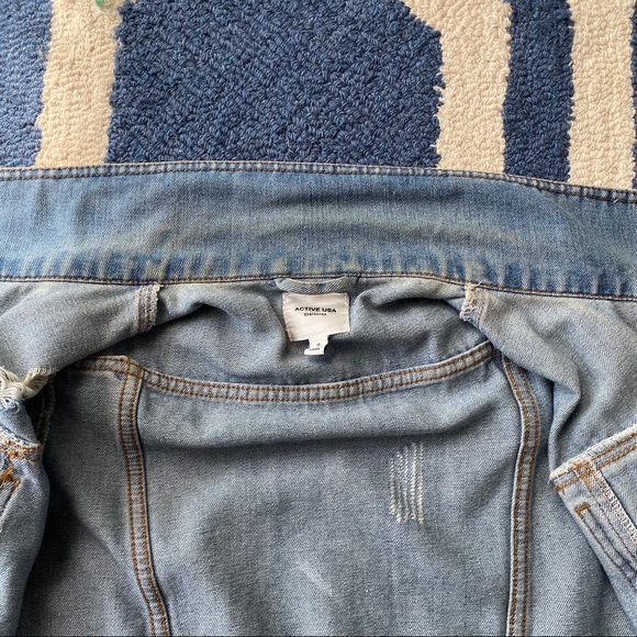 💙 ACTIVE USA BLUE JEAN JACKET! - Picture 12 of 13